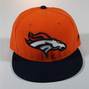 Broncos New Era Fitted Cap Size 7 3/8